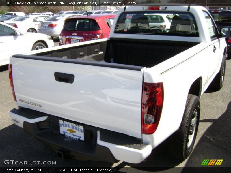 Summit White / Ebony 2012 Chevrolet Colorado Work Truck Regular Cab 4x4