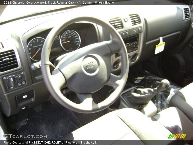 Summit White / Ebony 2012 Chevrolet Colorado Work Truck Regular Cab 4x4
