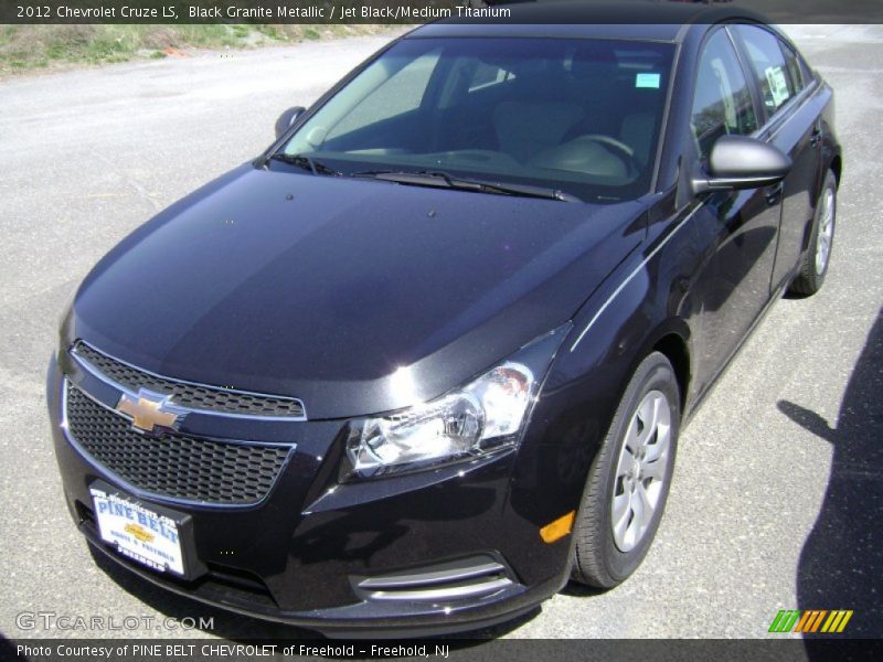 Black Granite Metallic / Jet Black/Medium Titanium 2012 Chevrolet Cruze LS