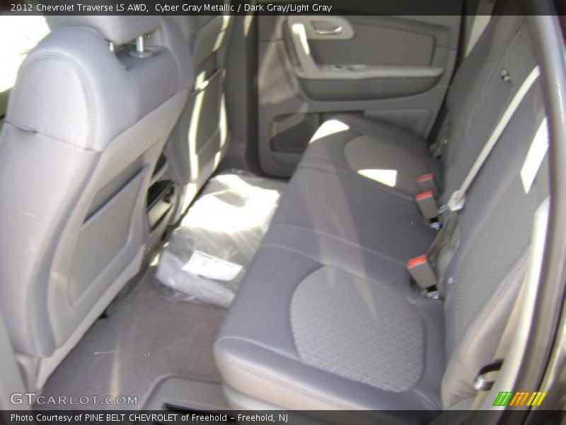 Cyber Gray Metallic / Dark Gray/Light Gray 2012 Chevrolet Traverse LS AWD