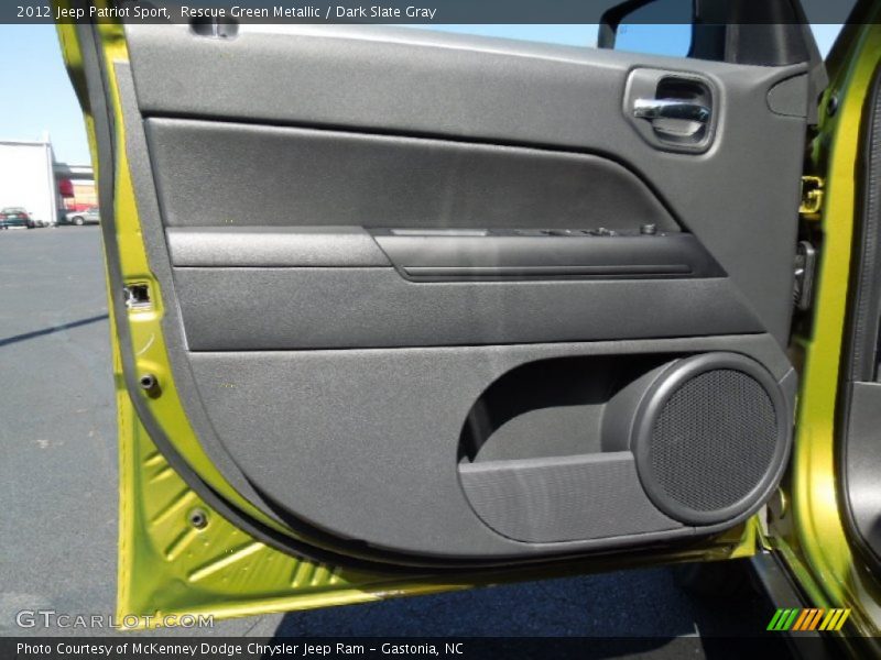 Rescue Green Metallic / Dark Slate Gray 2012 Jeep Patriot Sport
