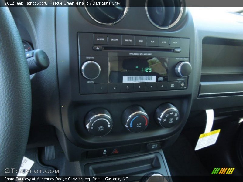 Rescue Green Metallic / Dark Slate Gray 2012 Jeep Patriot Sport