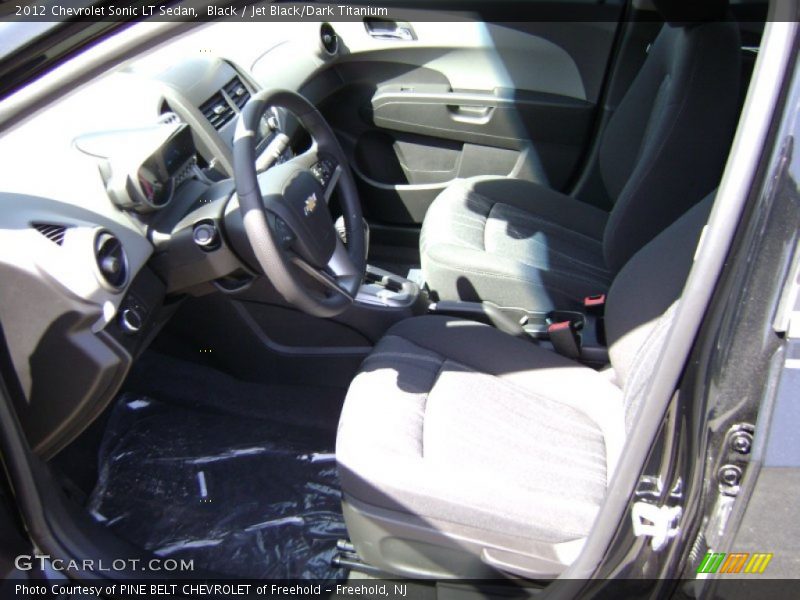Black / Jet Black/Dark Titanium 2012 Chevrolet Sonic LT Sedan