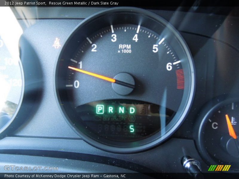 Rescue Green Metallic / Dark Slate Gray 2012 Jeep Patriot Sport