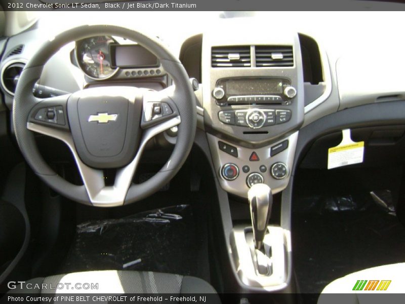 Black / Jet Black/Dark Titanium 2012 Chevrolet Sonic LT Sedan