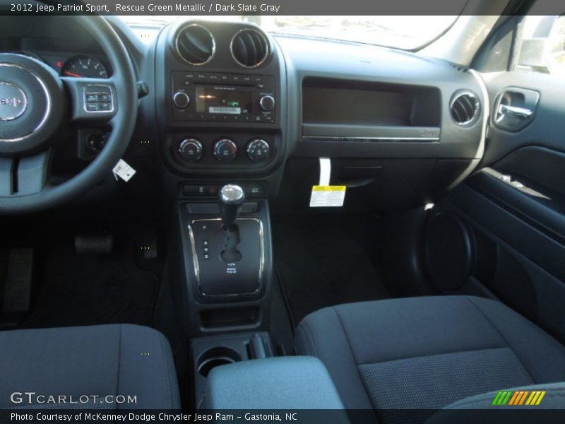 Rescue Green Metallic / Dark Slate Gray 2012 Jeep Patriot Sport