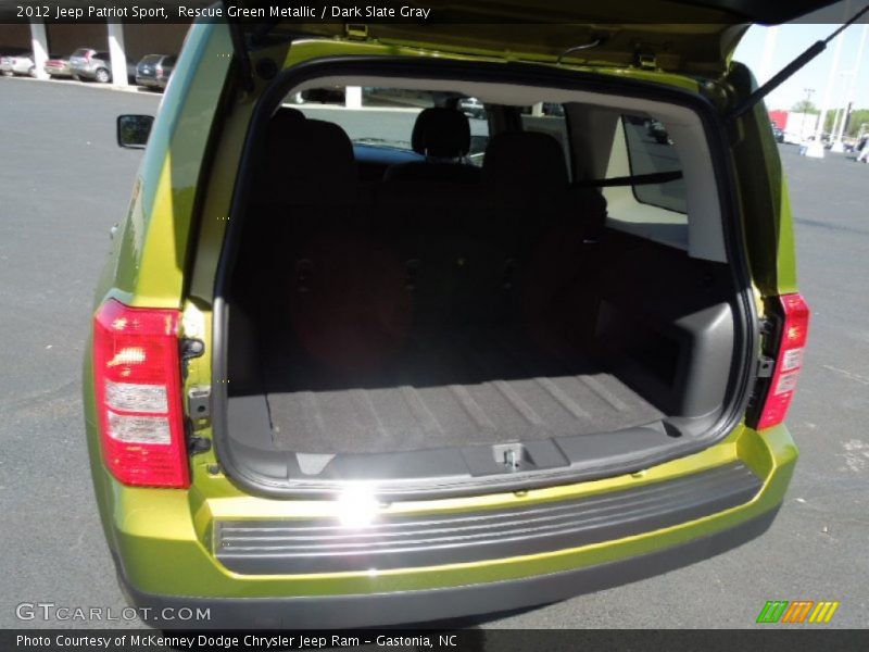Rescue Green Metallic / Dark Slate Gray 2012 Jeep Patriot Sport