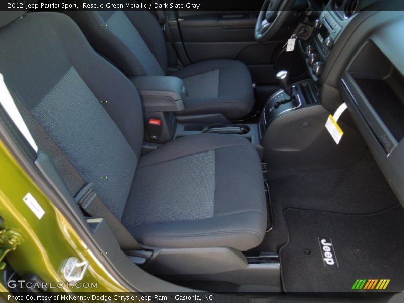 Rescue Green Metallic / Dark Slate Gray 2012 Jeep Patriot Sport