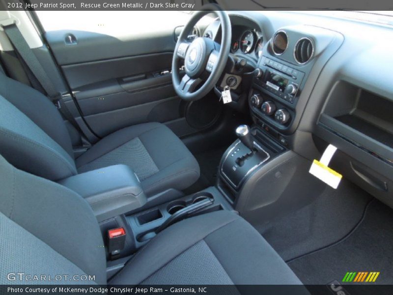 Rescue Green Metallic / Dark Slate Gray 2012 Jeep Patriot Sport