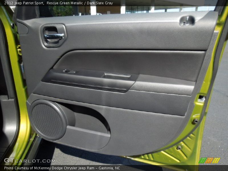 Rescue Green Metallic / Dark Slate Gray 2012 Jeep Patriot Sport