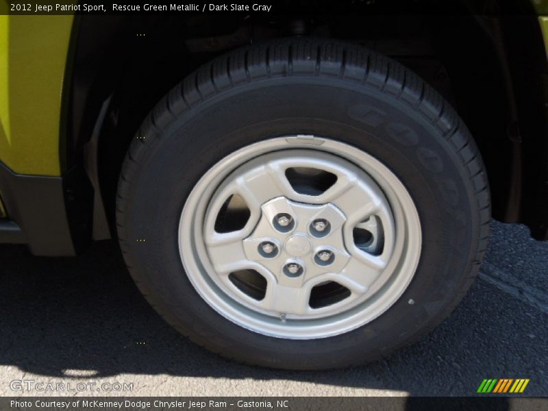 Rescue Green Metallic / Dark Slate Gray 2012 Jeep Patriot Sport