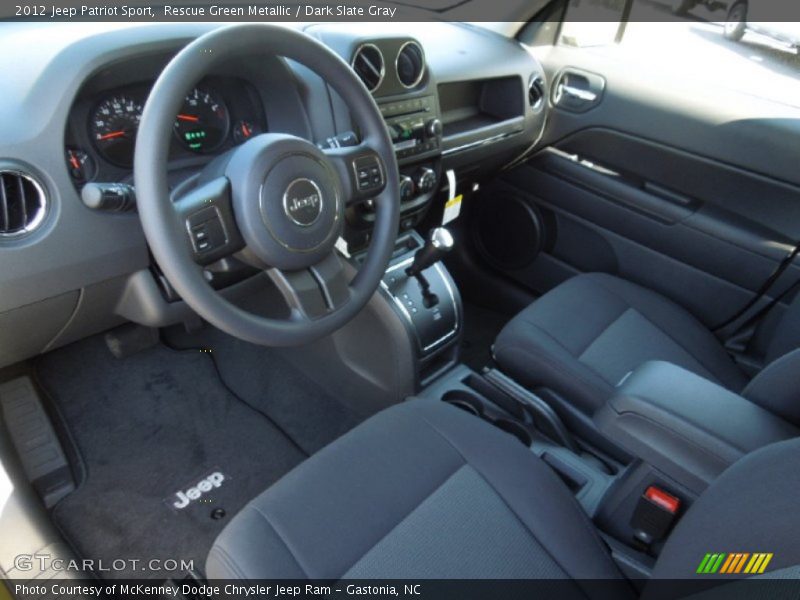 Rescue Green Metallic / Dark Slate Gray 2012 Jeep Patriot Sport