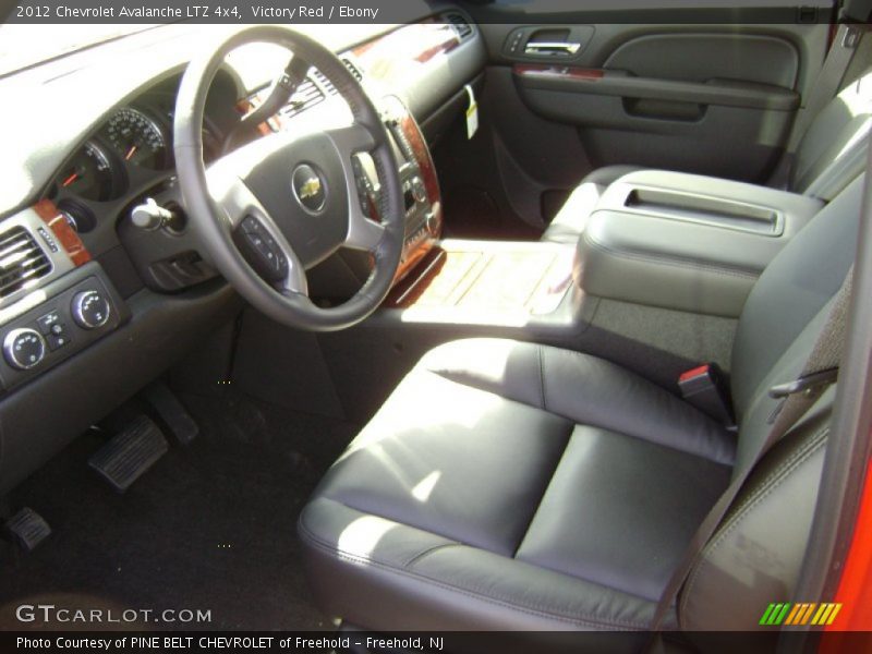 Victory Red / Ebony 2012 Chevrolet Avalanche LTZ 4x4
