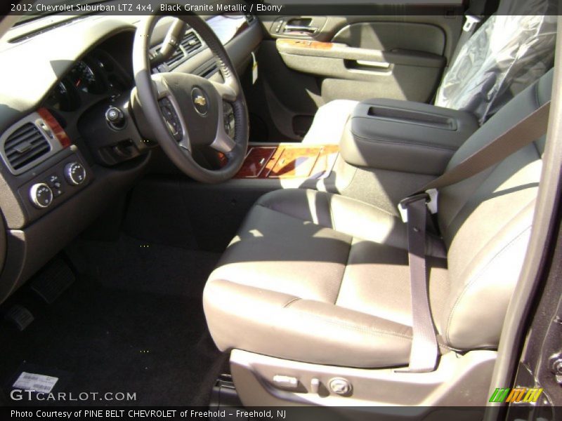 Black Granite Metallic / Ebony 2012 Chevrolet Suburban LTZ 4x4