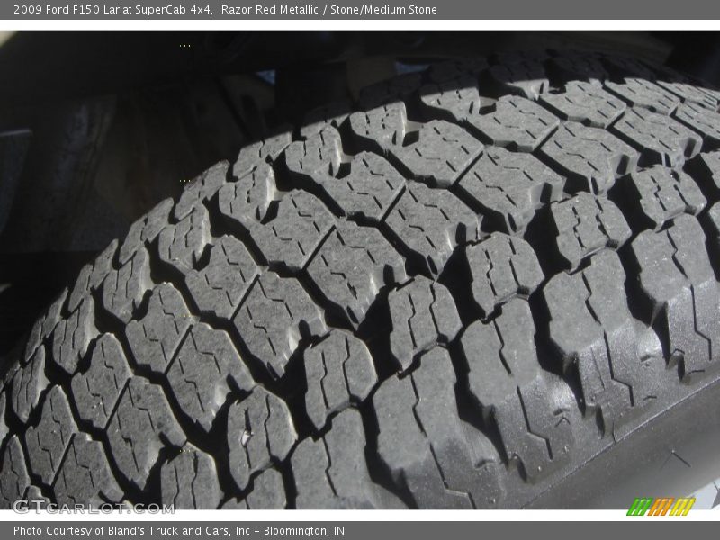 Razor Red Metallic / Stone/Medium Stone 2009 Ford F150 Lariat SuperCab 4x4