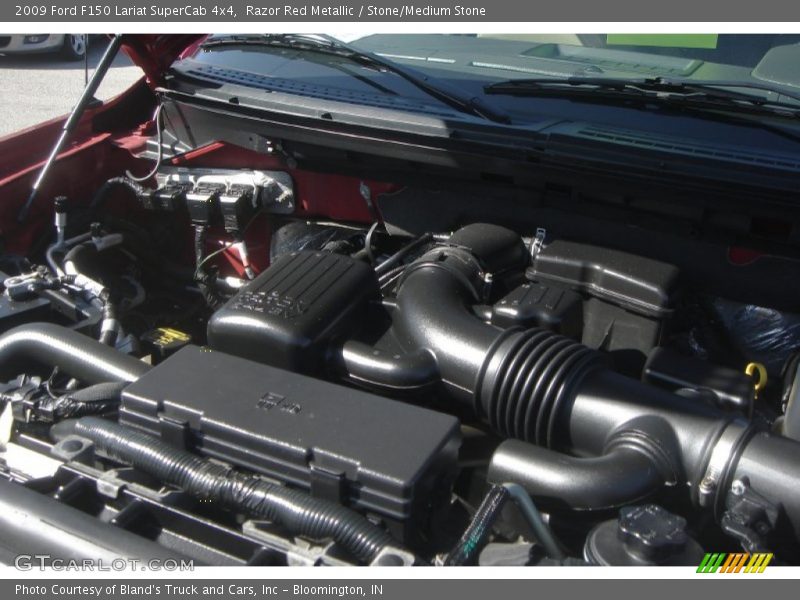 Razor Red Metallic / Stone/Medium Stone 2009 Ford F150 Lariat SuperCab 4x4