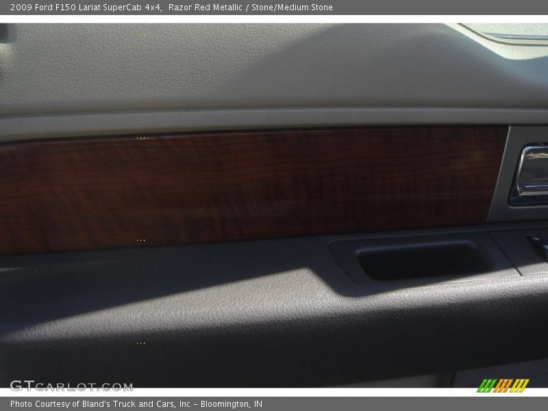 Razor Red Metallic / Stone/Medium Stone 2009 Ford F150 Lariat SuperCab 4x4