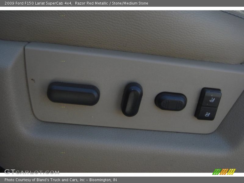 Razor Red Metallic / Stone/Medium Stone 2009 Ford F150 Lariat SuperCab 4x4