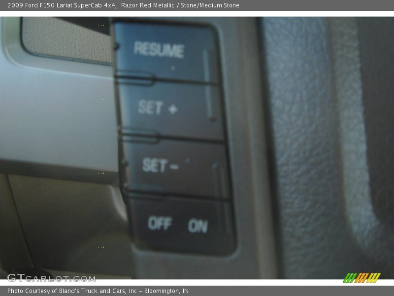Razor Red Metallic / Stone/Medium Stone 2009 Ford F150 Lariat SuperCab 4x4