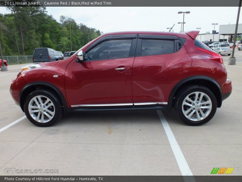  2011 Juke SL Cayenne Red