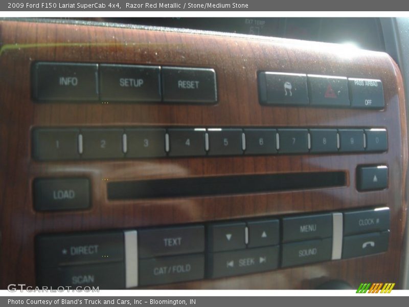 Razor Red Metallic / Stone/Medium Stone 2009 Ford F150 Lariat SuperCab 4x4