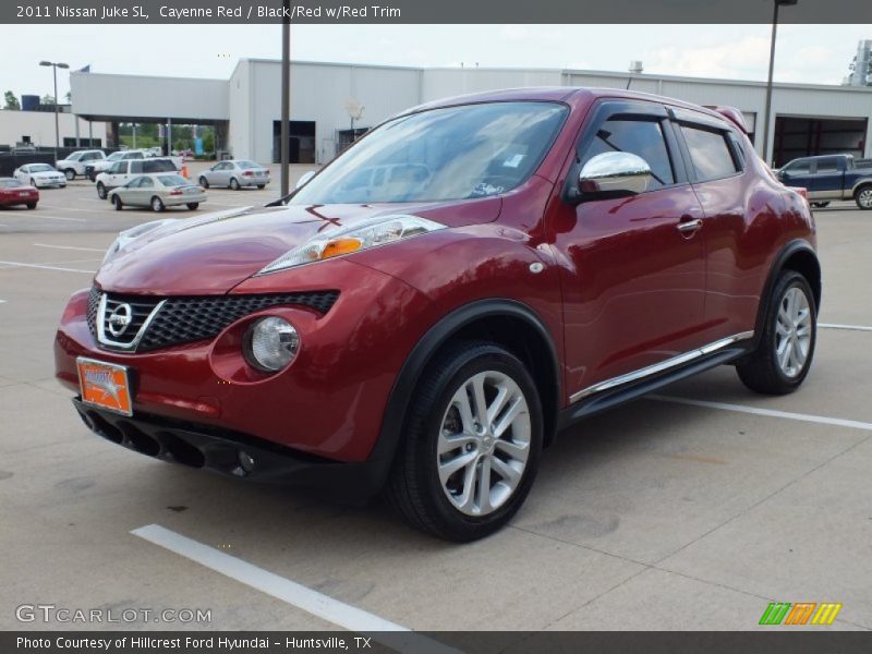 Cayenne Red / Black/Red w/Red Trim 2011 Nissan Juke SL