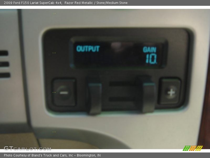 Razor Red Metallic / Stone/Medium Stone 2009 Ford F150 Lariat SuperCab 4x4