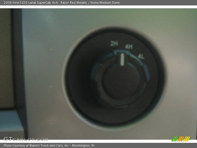 Razor Red Metallic / Stone/Medium Stone 2009 Ford F150 Lariat SuperCab 4x4