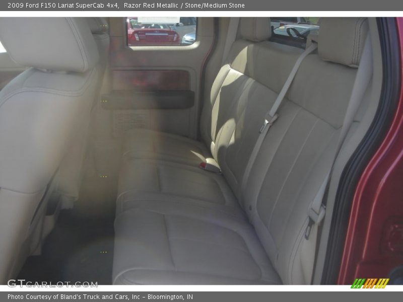 Razor Red Metallic / Stone/Medium Stone 2009 Ford F150 Lariat SuperCab 4x4