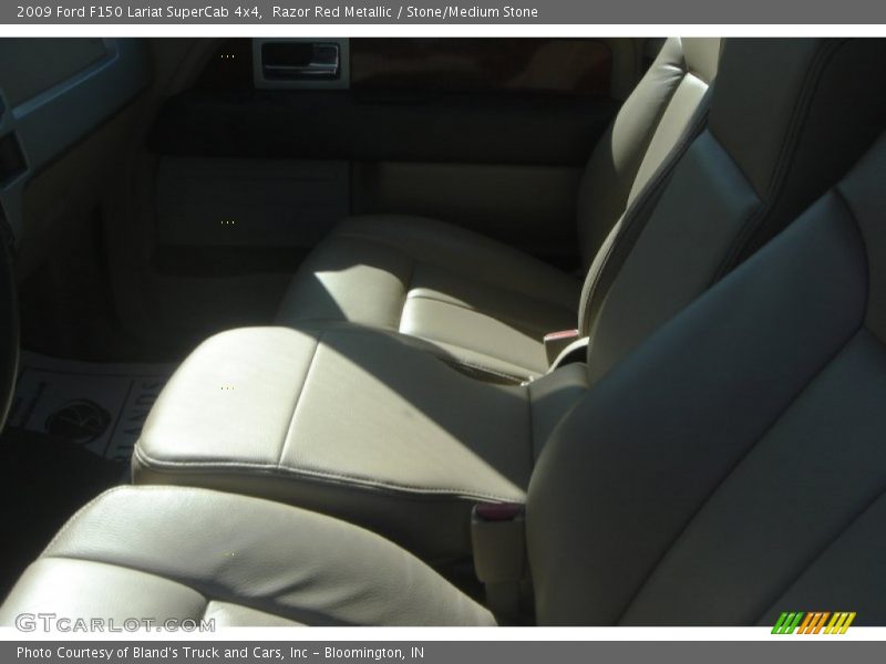 Razor Red Metallic / Stone/Medium Stone 2009 Ford F150 Lariat SuperCab 4x4