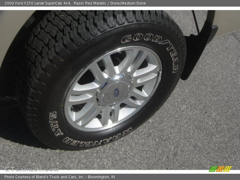 Razor Red Metallic / Stone/Medium Stone 2009 Ford F150 Lariat SuperCab 4x4