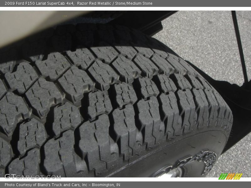 Razor Red Metallic / Stone/Medium Stone 2009 Ford F150 Lariat SuperCab 4x4