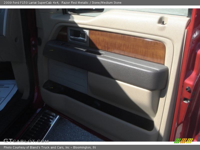 Razor Red Metallic / Stone/Medium Stone 2009 Ford F150 Lariat SuperCab 4x4