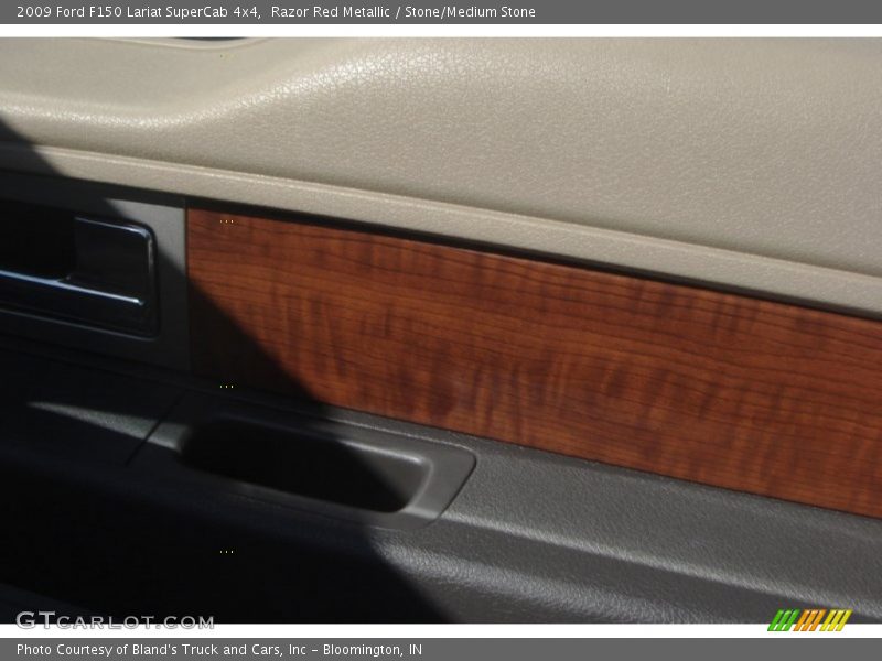 Razor Red Metallic / Stone/Medium Stone 2009 Ford F150 Lariat SuperCab 4x4