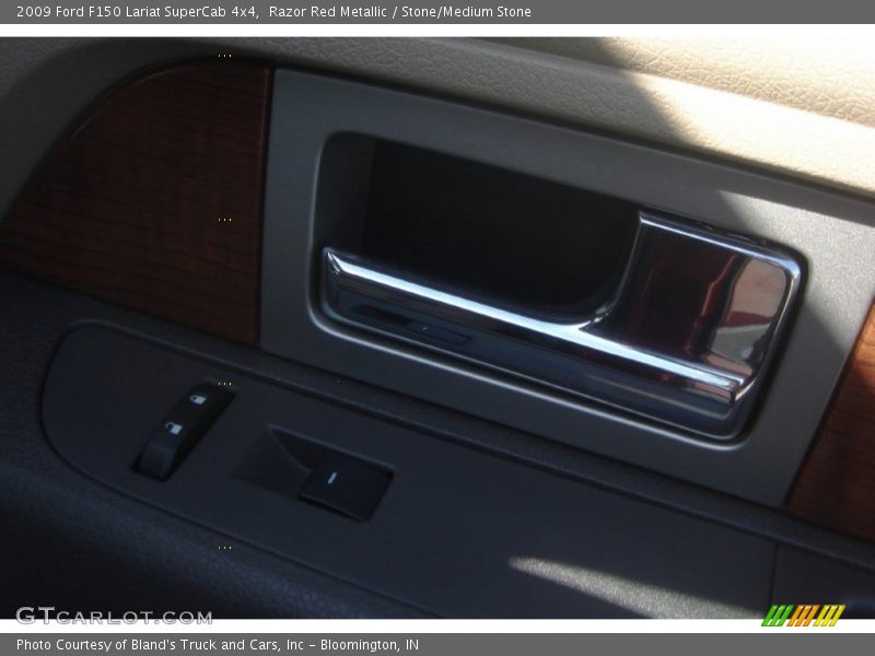 Razor Red Metallic / Stone/Medium Stone 2009 Ford F150 Lariat SuperCab 4x4