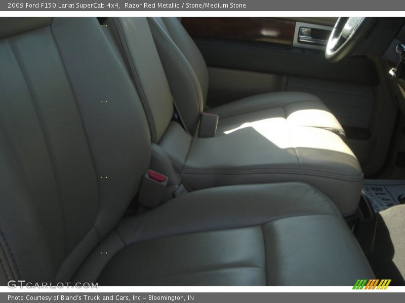 Razor Red Metallic / Stone/Medium Stone 2009 Ford F150 Lariat SuperCab 4x4
