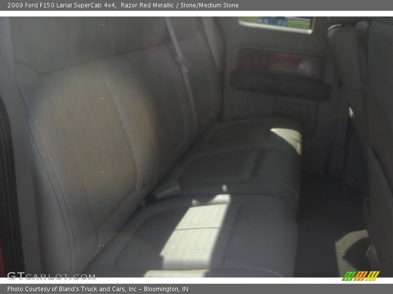 Razor Red Metallic / Stone/Medium Stone 2009 Ford F150 Lariat SuperCab 4x4