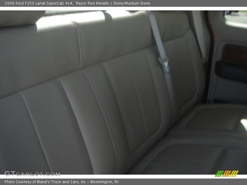 Razor Red Metallic / Stone/Medium Stone 2009 Ford F150 Lariat SuperCab 4x4