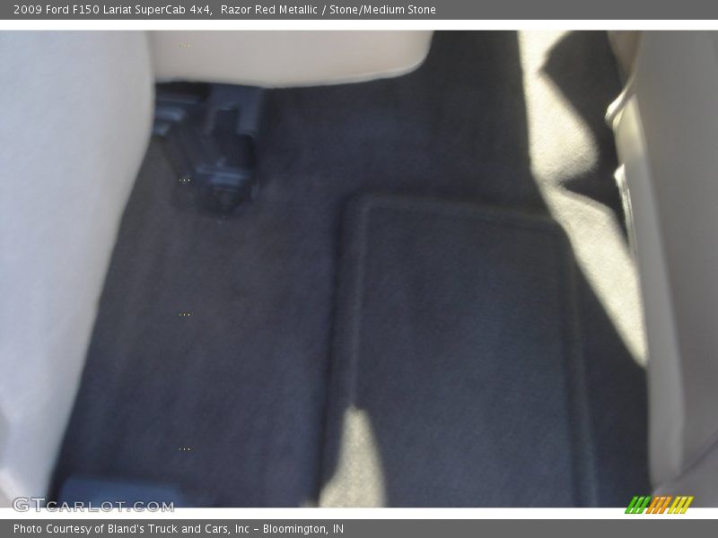 Razor Red Metallic / Stone/Medium Stone 2009 Ford F150 Lariat SuperCab 4x4