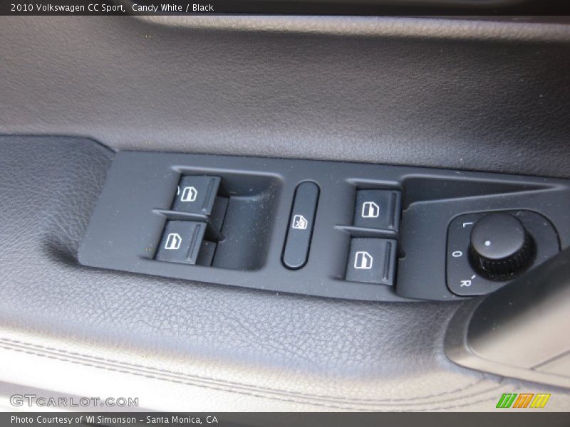 Candy White / Black 2010 Volkswagen CC Sport