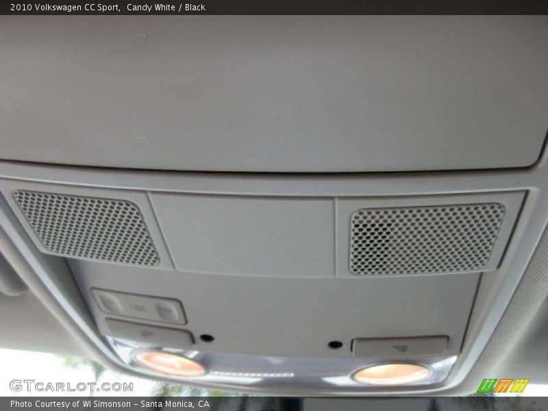 Candy White / Black 2010 Volkswagen CC Sport