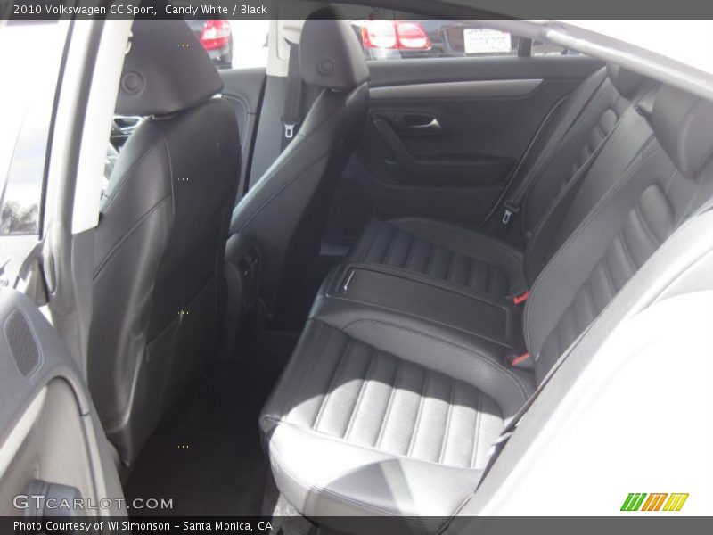 Candy White / Black 2010 Volkswagen CC Sport