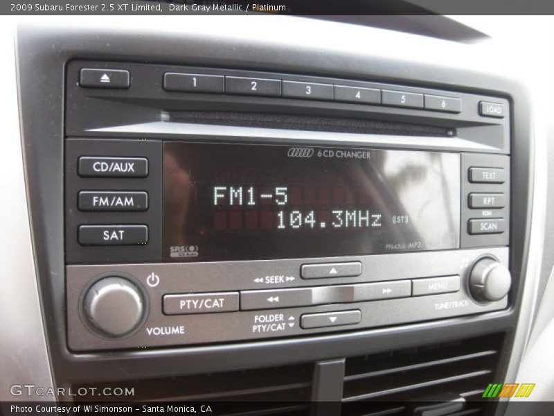 Dark Gray Metallic / Platinum 2009 Subaru Forester 2.5 XT Limited