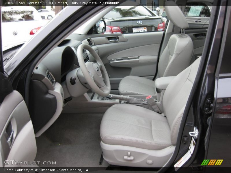 Dark Gray Metallic / Platinum 2009 Subaru Forester 2.5 XT Limited