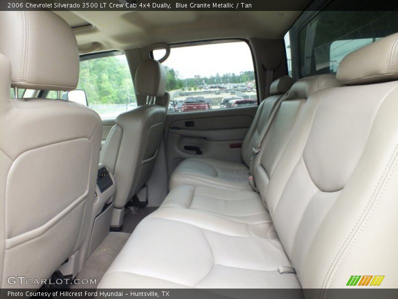 Blue Granite Metallic / Tan 2006 Chevrolet Silverado 3500 LT Crew Cab 4x4 Dually