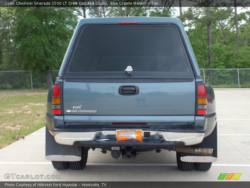 Blue Granite Metallic / Tan 2006 Chevrolet Silverado 3500 LT Crew Cab 4x4 Dually