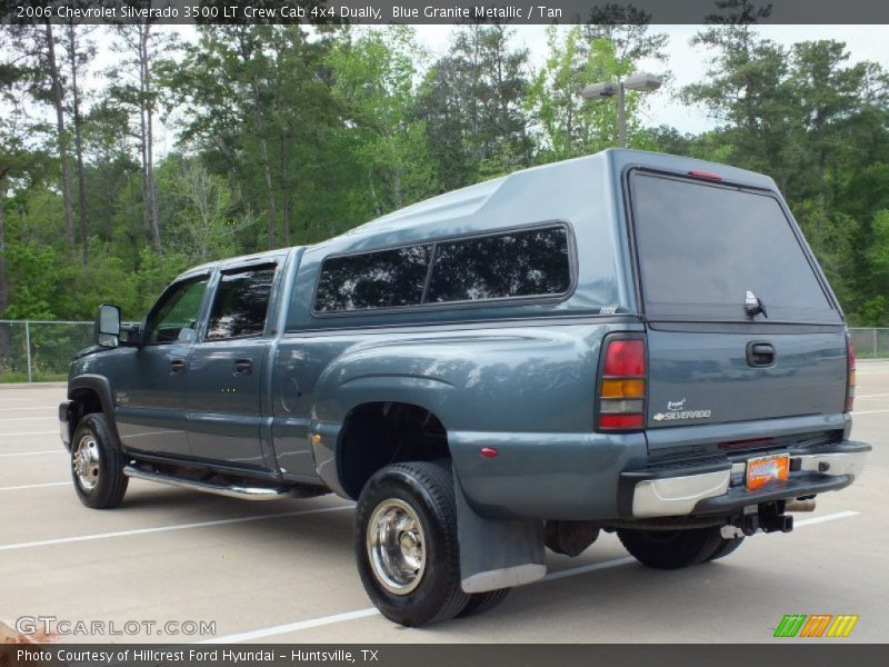 Blue Granite Metallic / Tan 2006 Chevrolet Silverado 3500 LT Crew Cab 4x4 Dually