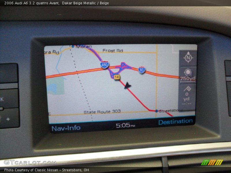 Navigation of 2006 A6 3.2 quattro Avant