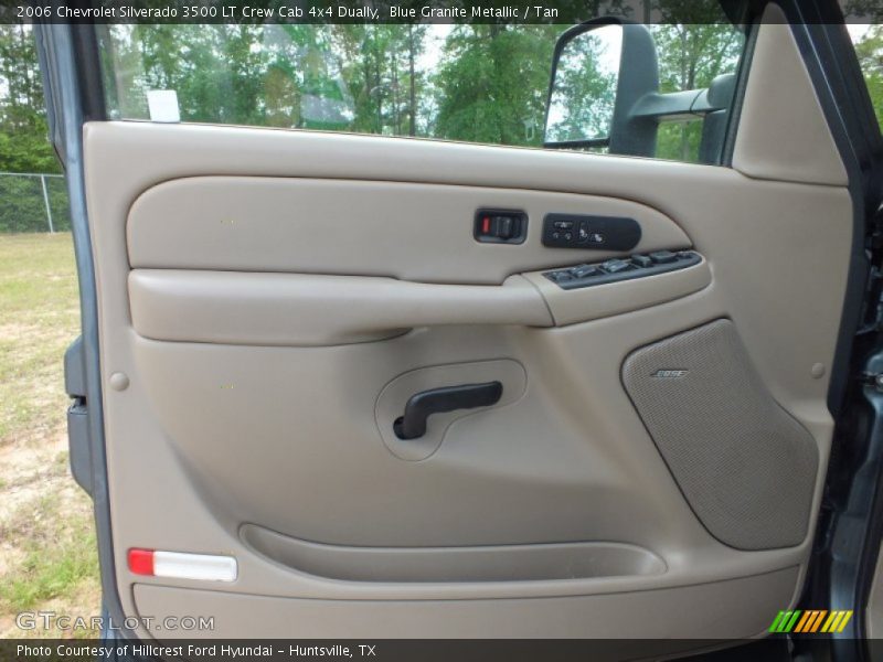 Blue Granite Metallic / Tan 2006 Chevrolet Silverado 3500 LT Crew Cab 4x4 Dually