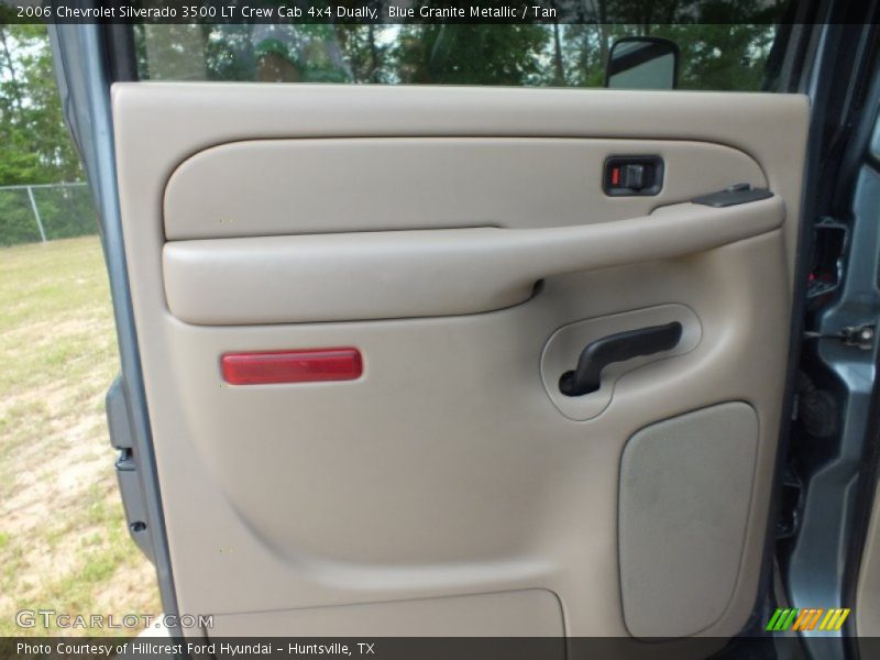 Blue Granite Metallic / Tan 2006 Chevrolet Silverado 3500 LT Crew Cab 4x4 Dually